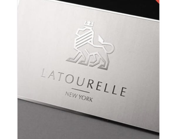 600gram (30ml) Embossed Gold or Silver Plastic Business cards