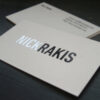 Embossed Double-Sided 250gram Matte Business Card